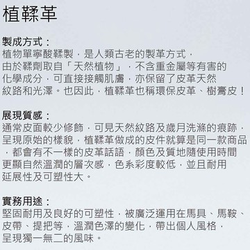 E674 銅合金皮革手把 植鞣革