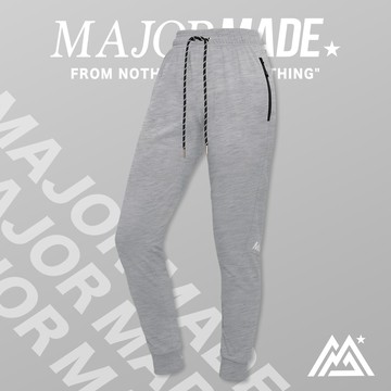 3D剪裁拉鍊登峰棉褲