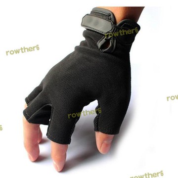 靈鷹基地夏季作戰男戰術速幹速脫戶外騎行防滑半指手套    路購物