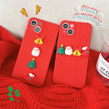 立體圣誕老人拉桿箱華為Mate30pro手機殼全包防摔P50PRO卡通新款p40硅膠軟創意MATE40情侶保護套P30Pro個性