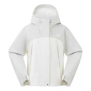 【The North Face運動連帽外套 白】