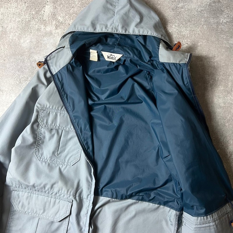 70s USA製 白タグ Woolrich マウンテン パーカー ジャケット M / 70