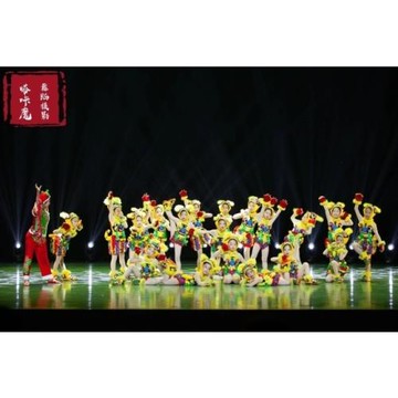 兒童小老虎演出服虎娃鬧春表演服糖果屋里的老虎福虎躍春舞蹈六一