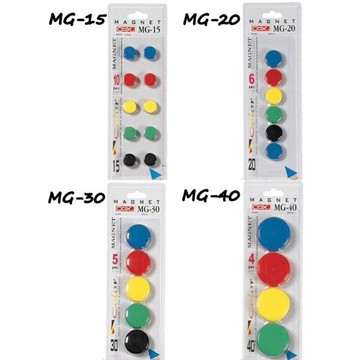 COX 三燕 MG-15 /MG-20 /MG-30 /MG-40 卡裝 彩色磁鐵