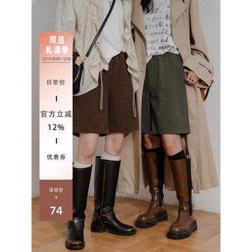 六條貓studio復古燈芯絨五分褲松緊高腰寬松直筒中褲條絨休閑短褲