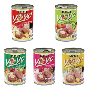 【蝦皮直營】SEEDS 惜時 YOYO愛犬機能餐罐375g 狗罐 多口味任選 罐頭 現貨