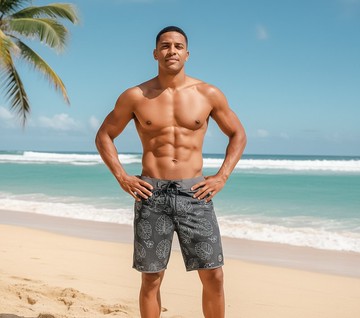 HAGWOUTDOOR No Bad Days- 衝浪褲-Lucky Clover