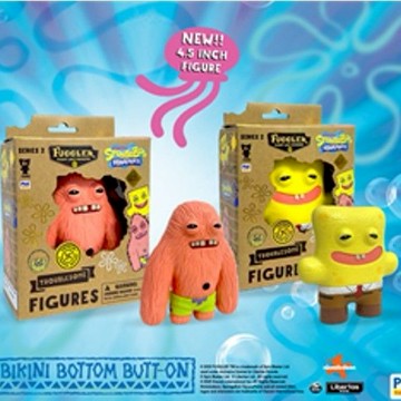 FUGGLER牙寶-海綿寶寶4.5吋公仔/2款隨機出貨