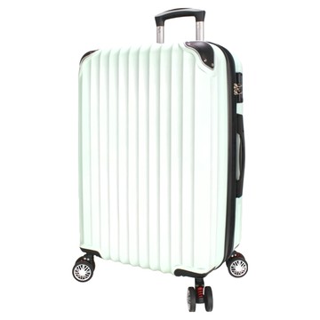 Well Life 悅生活 YC eason 威尼斯護邊加固耐磨行李箱 ABS TSA海關密碼鎖 防撞護角 萬向靜音輪  24吋(44 x 24 x 67cm)  白色