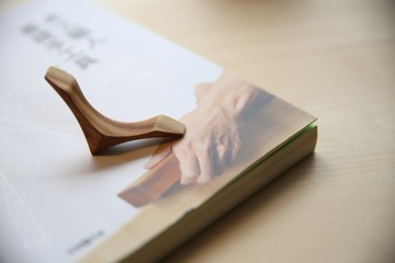 海鷗壓書器 在木紋間起飛的閱讀時光