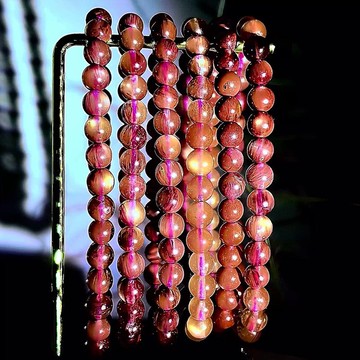 【安德森長石】漸變色/西藏太陽石/紅拉長石 手鍊