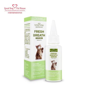 【GBPH好寶貝】喵喵專用寵物潔牙露 30ml滴在水碗裡面除漁港味可以用很久