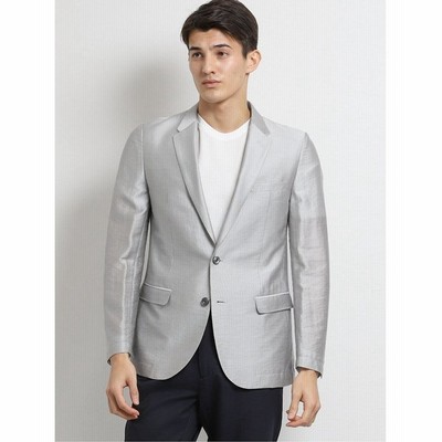 タカキュー 超軽量 スリムフィット2釦テーラードジャケット ライトグレー メンズ ライト グレー M Taka Q 通販 Lineポイント最大get Lineショッピング