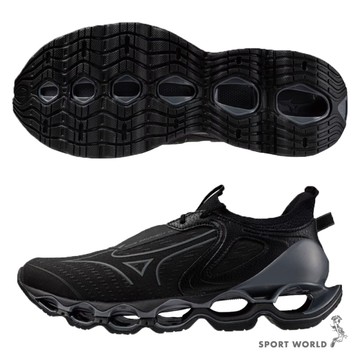Mizuno 美津濃 慢跑鞋 男鞋 WAVE PROPHECY 14 黑【運動世界】J1GC255131
