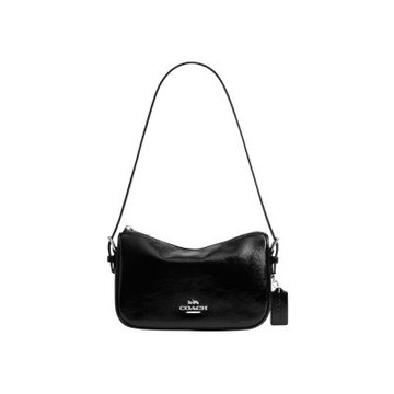 COACH KAILEY閃亮黑漆皮肩背/斜背兩用包