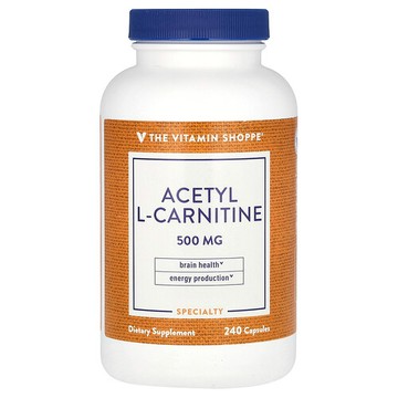 The Vitamin Shoppe, 乙醯左旋肉鹼，500 毫克，240 粒膠囊