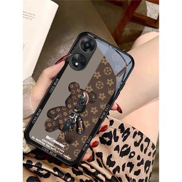 適用OPPOA58手機殼PHJ110的手機套A58新款oppo保護套防摔軟殼硅膠男女款玻璃網紅可愛卡通情侶超薄全包個性專