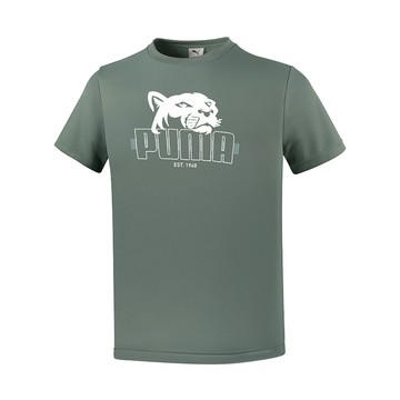 PUMA BT系列豹頭Poly短袖T恤 男性