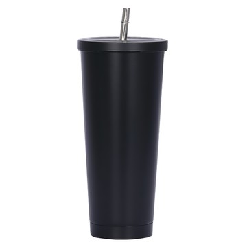 FOREVER 不鏽鋼陶瓷塗層易潔飲料杯/隨行杯  黑色  710ml  1個