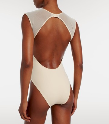 Eres Unique mesh-trimmed swimsuit