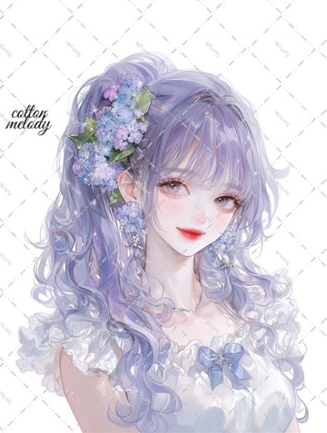 original sticker no.5745 人物貼紙 原創貼紙 人物貼紙 女孩貼紙 原創人物貼紙