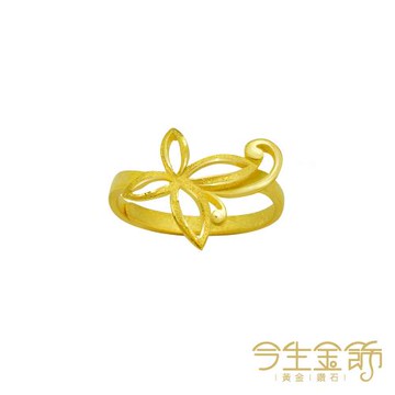 【今生金飾】悠遊再現戒 黃金戒指