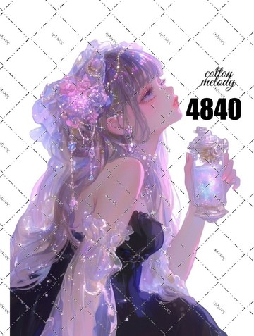 original sticker no.4840 人物貼紙 原創貼紙 原創人物貼紙 裝飾貼紙 cotton melody