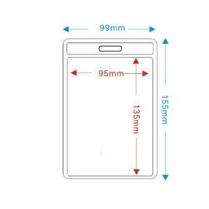 TA-2117平口直式證件套(100入/包)