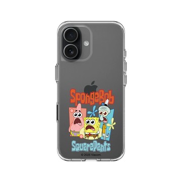 iPhone 17 Clear Case（相機按鈕） 透明 - 海綿寶寶 SpongeBob - 驚呆了