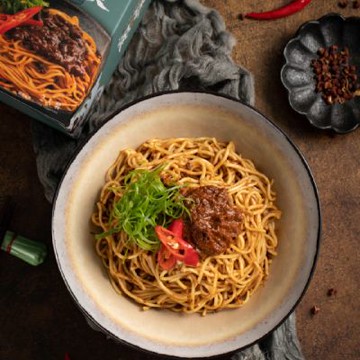 藍海饌  椒躁味噌乾拌麵 2入/盒-3盒組