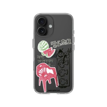 iPhone 16 Clear Case（相機按鈕） 透明 - MUG CUP GUY - 路邊小吃