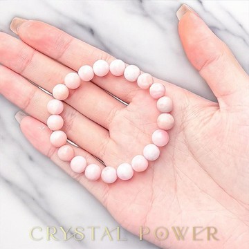 Crystal Power｜粉紅蛋白石能量水晶手鍊
