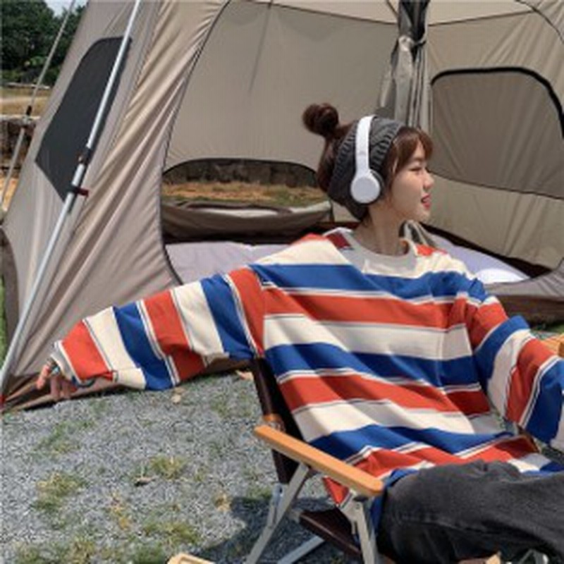 プルオーバー レディース 2色トップス Tシャツ ロゴ 太ボーダー バイカラー プルオーバー シャツ 白トップス 七分袖 切替プルオーバーシ 通販 Lineポイント最大4 0 Get Lineショッピング