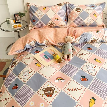 新品~純全棉床上用品三四件套四季通用春秋冬學生單人宿舍床單被套床罩- 雙11全館免運