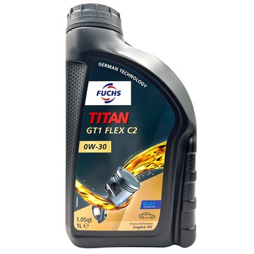 【車百購】FUCHS TITAN GT1 FLEX C2 0W30 全合成機油 長效保護 節能低灰分