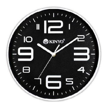 KINYO 369時尚靜音掛鐘CL-122