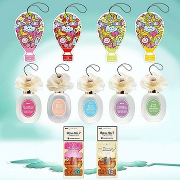 【法柏 Bova】花漾／夏日／熱氣球香氛卡15g｜長效無毒性配方 體積輕薄方便吊掛 D315909