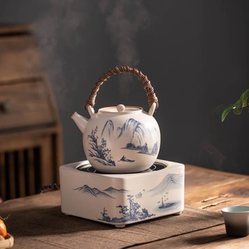 電陶爐煮茶器套裝日式家用陶瓷煮茶壺耐高溫辦公室茶壺泡茶燒水壺