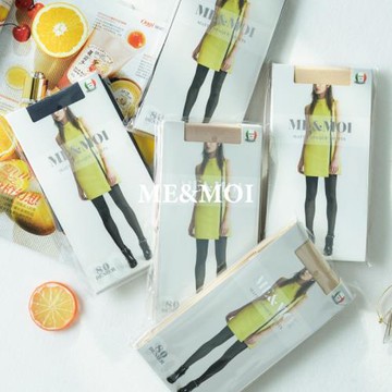 ME&MOI春秋80D裸感水光空氣襪自然隱形VC美顏高彈啞光打底連褲襪