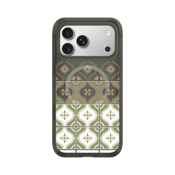 iPhone 17 Pro Max AirX 本質黑 - 老屋顏 Old House Face - Newtro印花磚 - 雛菊