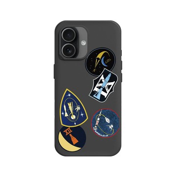 iPhone 17 SolidX 黑 - NASA - 太空人任務徽章