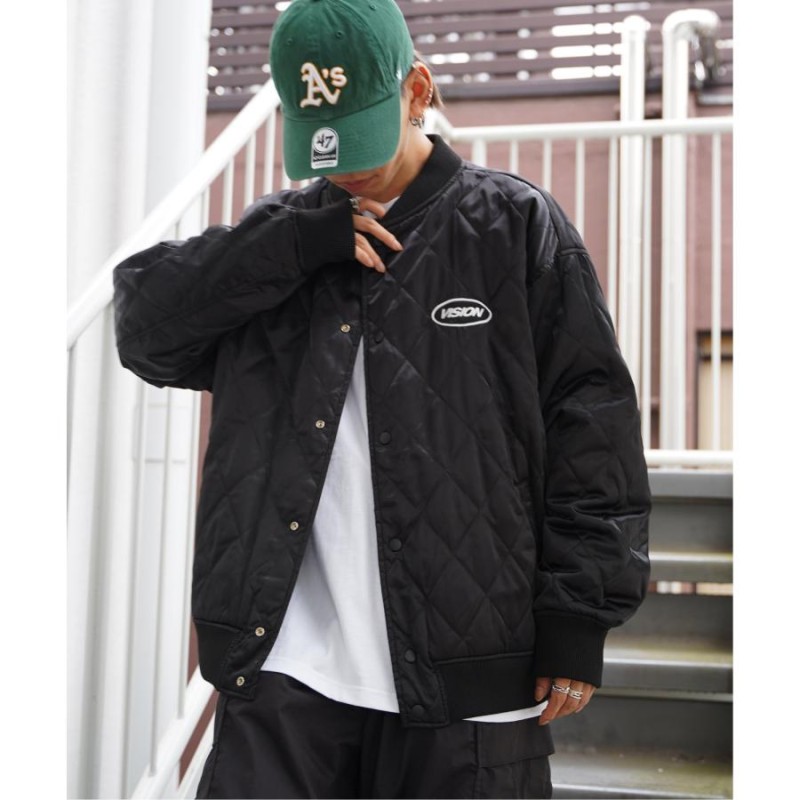 VISION STREET WEAR ビジョンストリートウェア リバーシブルキルティングブルゾン | LINEショッピング