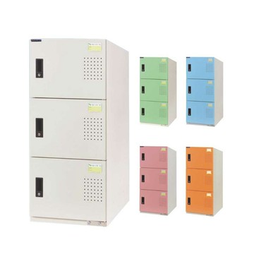 DAHFU 大富 KH-393新型多用途收納置物櫃 3門塑鋼門片 W393xD350xH900mm/個 KH-393-3533F