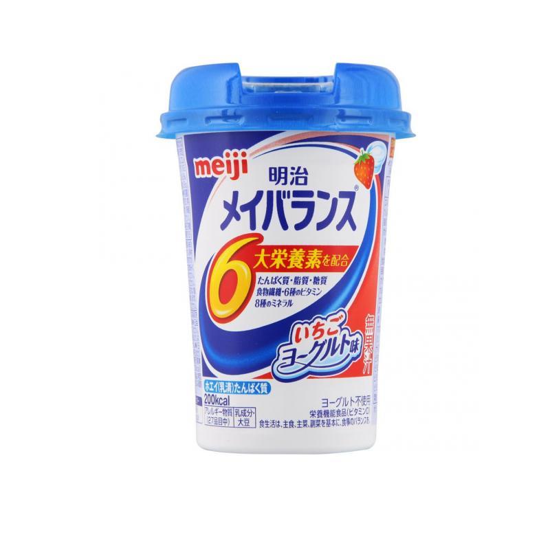 明治 メイバランスMiniカップ いちごヨーグルト味 125mL (1個)   送料無料