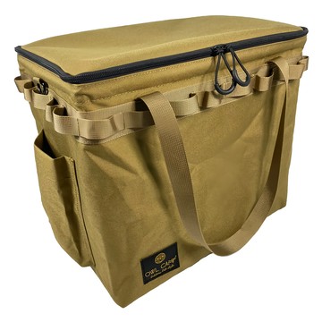 OWL CAMP GT一單位折疊收納袋 沙色 1000D 強力牛津布 尺寸:長26.5cm 高32.5cm 寬36.5cm  1個  1層