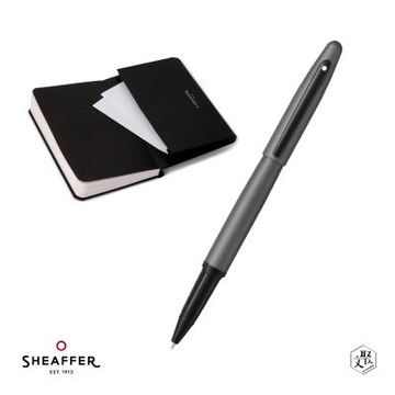 【SHEAFFER】VFM系列霧黑鋼珠筆+A6筆記本禮盒 免費刻字(原廠正貨)