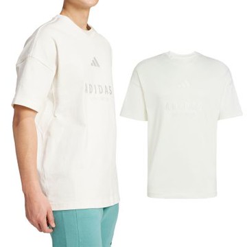 Adidas M A SZN G T 男款 白色 上衣 刺繡 圖案 運動 短袖 JL6552