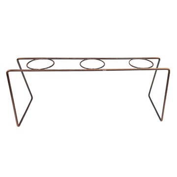 良瑞軒有限公司 三孔咖啡手沖架  古銅色  1盒