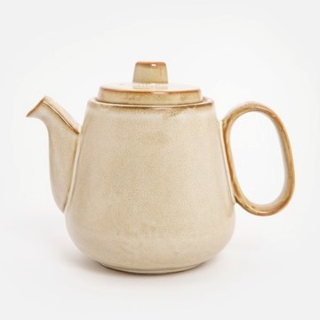 艾禮思粗陶茶壺850mL 米