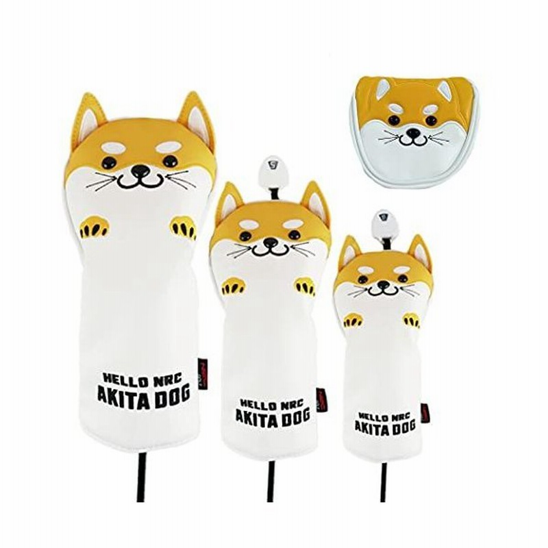 Lanx ゴルフカバー 秋田犬 黄色 Lサイズ ゴルフ キャラクター ヘッドカバー ドライバーカバー ウッドカバー 通販 Lineポイント最大0 5 Get Lineショッピング